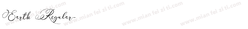 Earth Regular字体转换